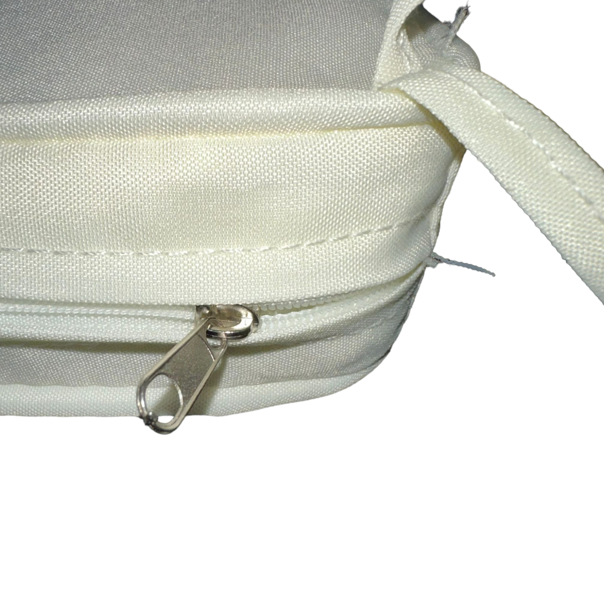 Cuscino quadrato 40x40x5 cm in cotone beige sfoderabile per sedie Mango e Kiwi