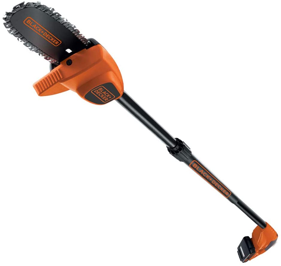 Sega da pota telescopica a batteria con asta da 250 cm e barra da 20 cm B+D GPC 1820 L20