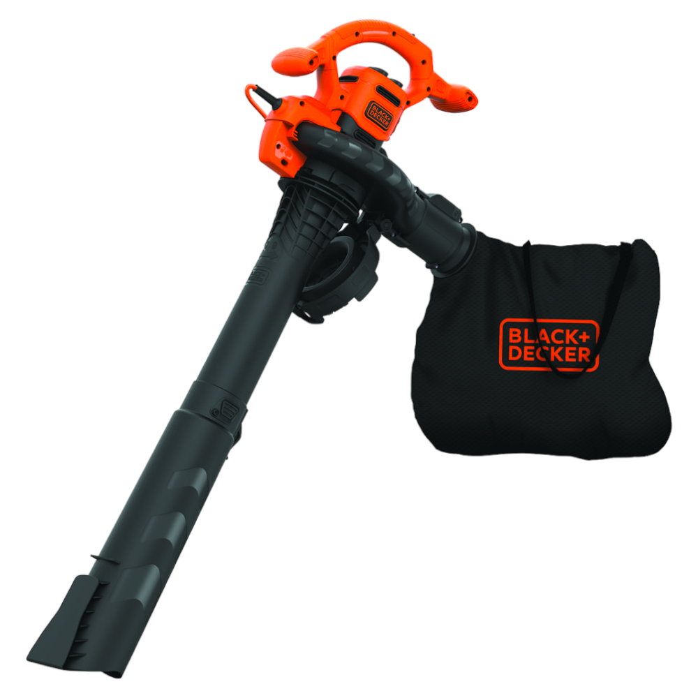Aspiratore Soffiatore Trituratore elettrico per foglie con sacco Black + Decker BEBLV 2600W