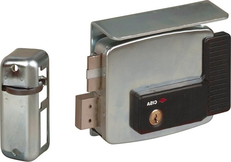 Elettroserratura per serramenti metallici entrata 60 mm con tettuccio protettivo CISA ART. 11761