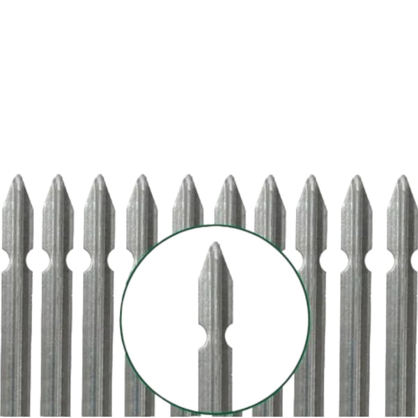 Paletti da recinzione in acciaio zincato a caldo sezione a T