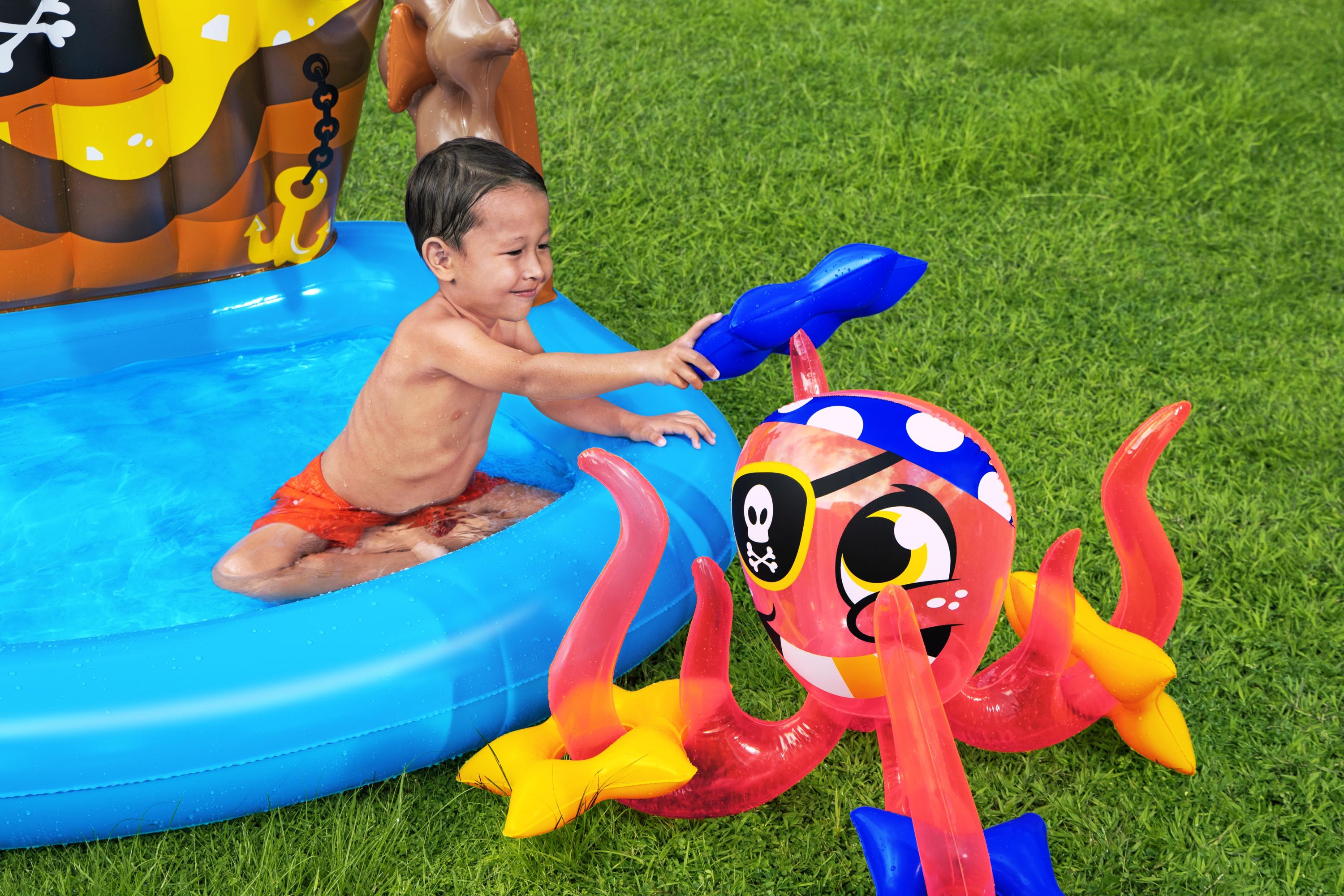 Piscina gonfiabile Play  Center nave pirati BESTWAY 52211