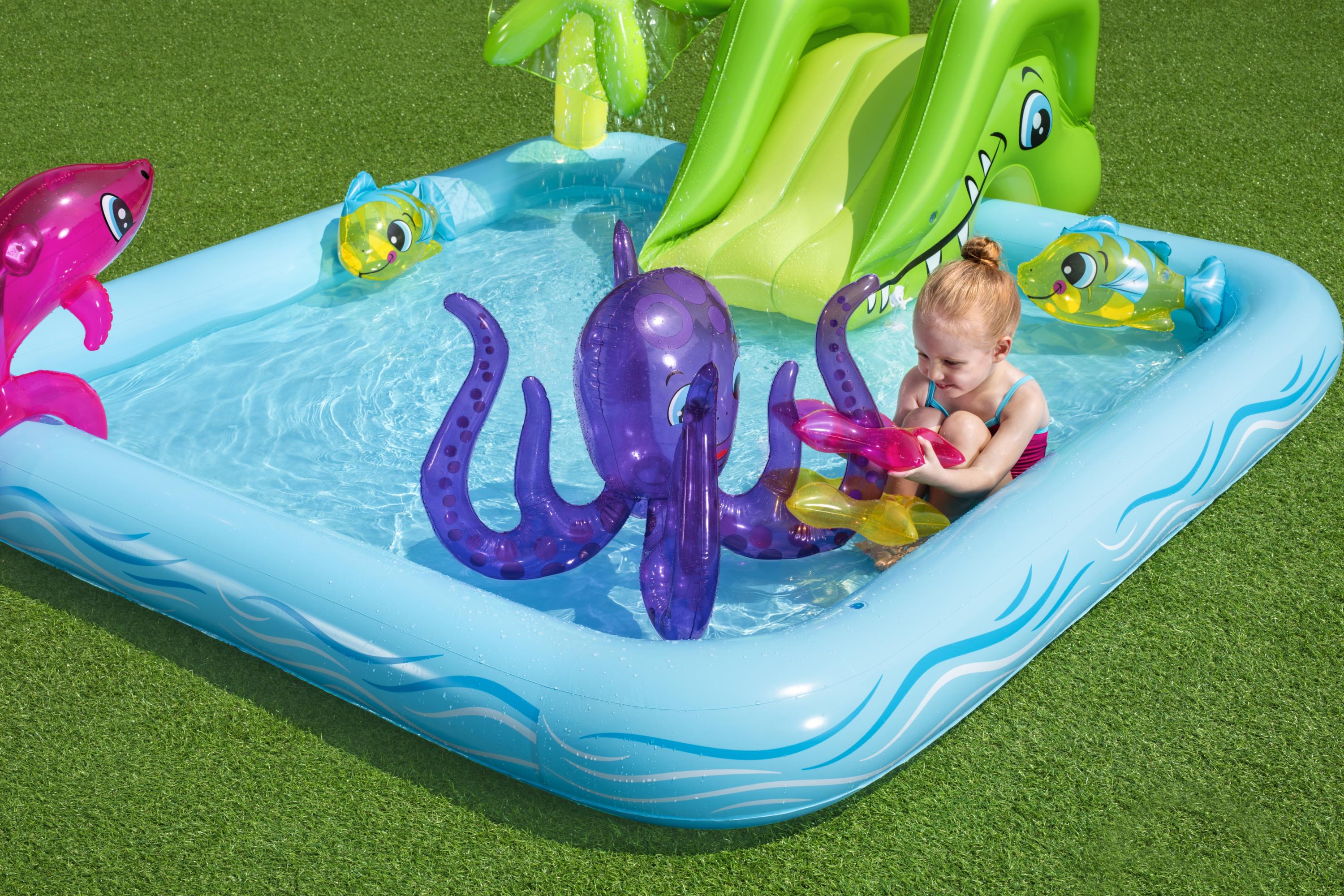 Piscinetta gonfiabile Acquario Fantastico Play Center Aquarium Bestway 53052