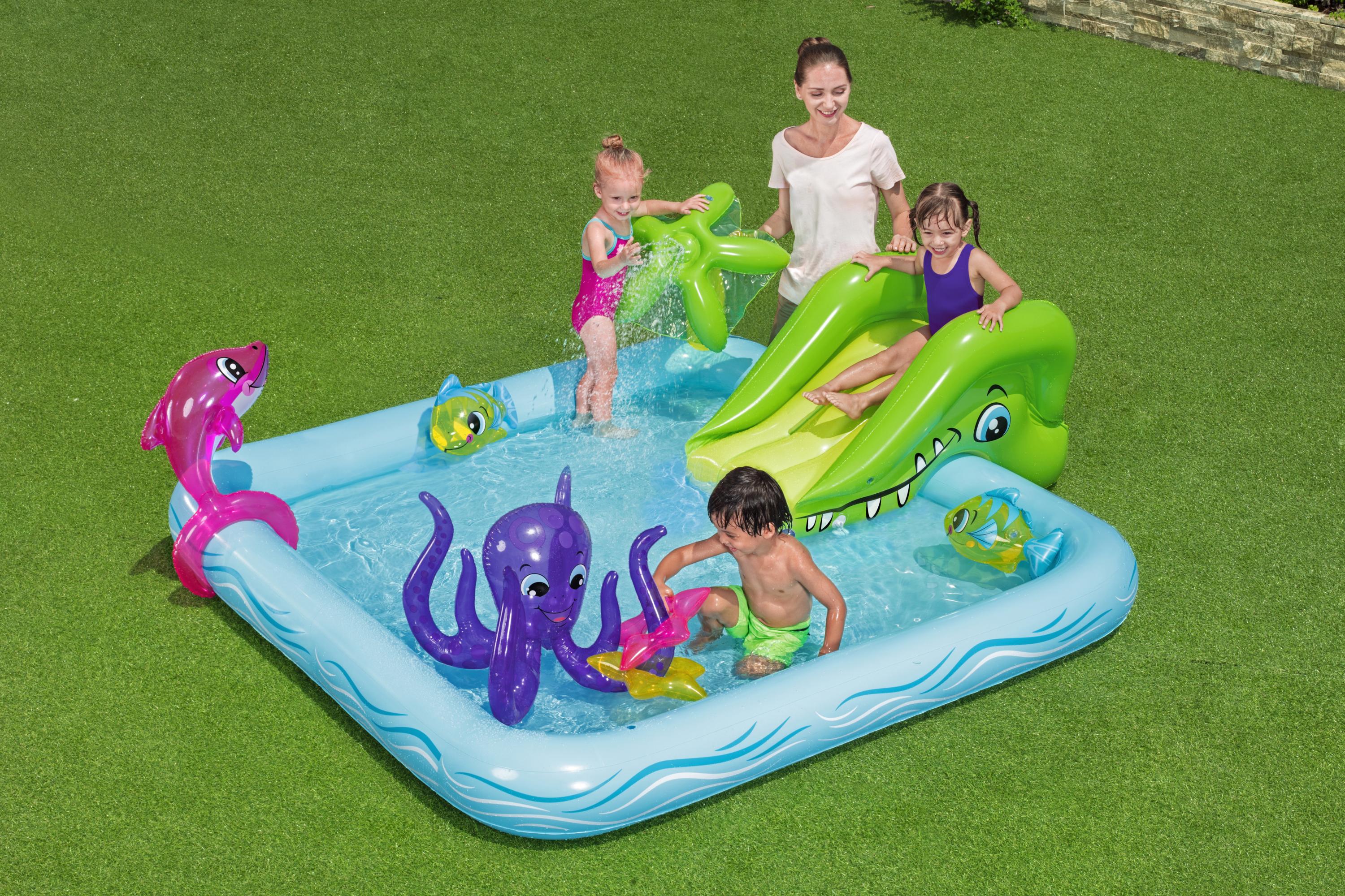 Piscinetta gonfiabile Acquario Fantastico Play Center Aquarium Bestway 53052