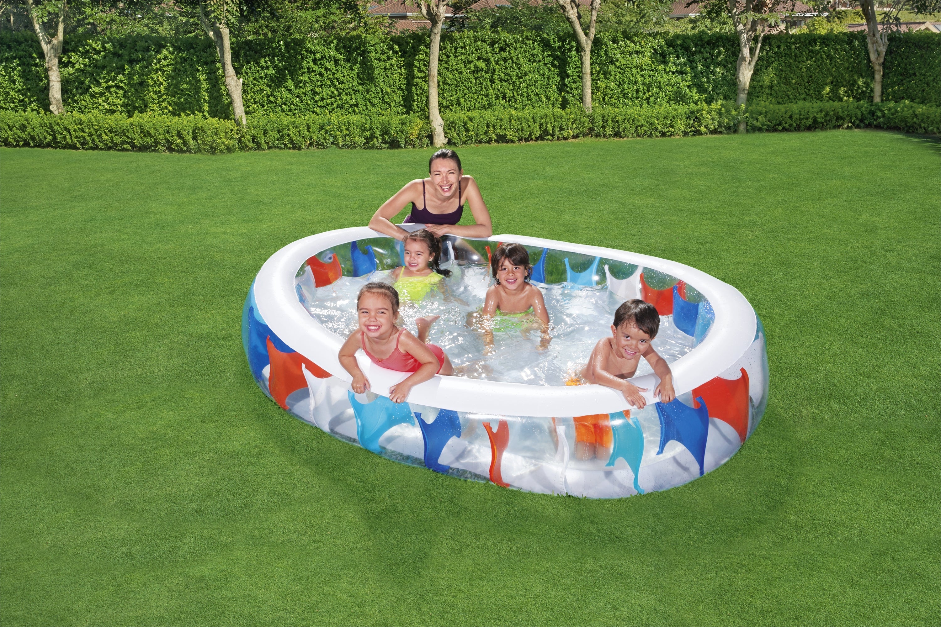 Piscina gonfiabile Family Ovale Ellittica Bestway 54066