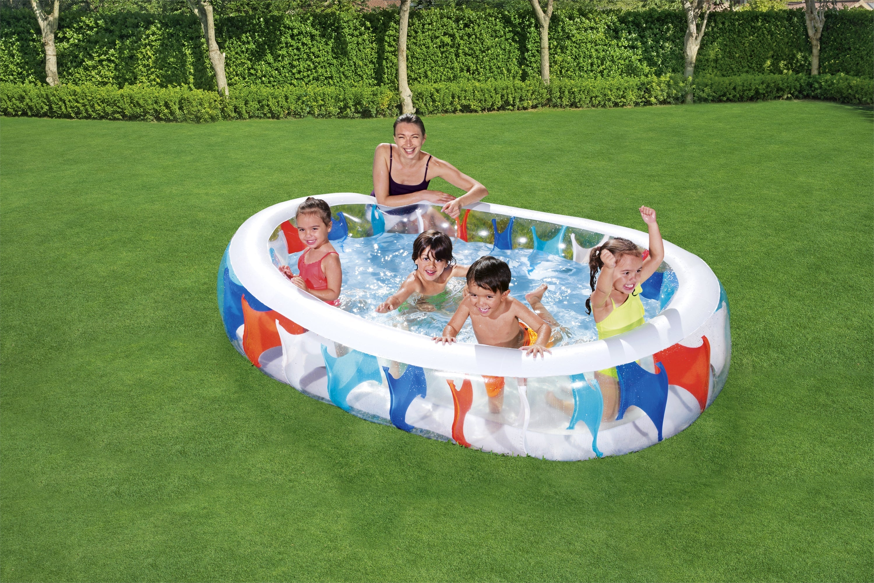 Piscina gonfiabile Family Ovale Ellittica Bestway 54066