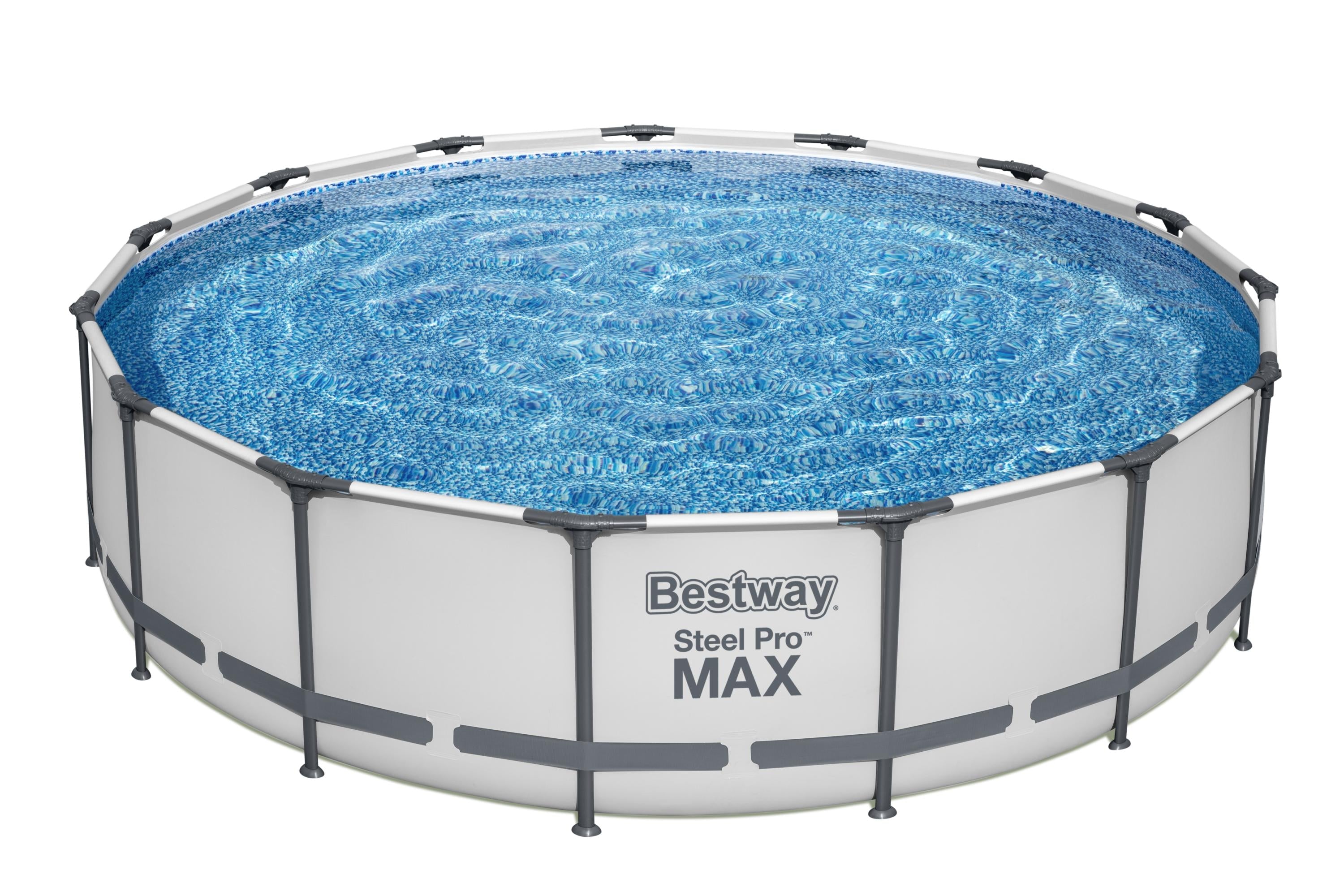 Piscina con struttura rotonda Steel Pro MAX 457x107 cm Bestway 56488
