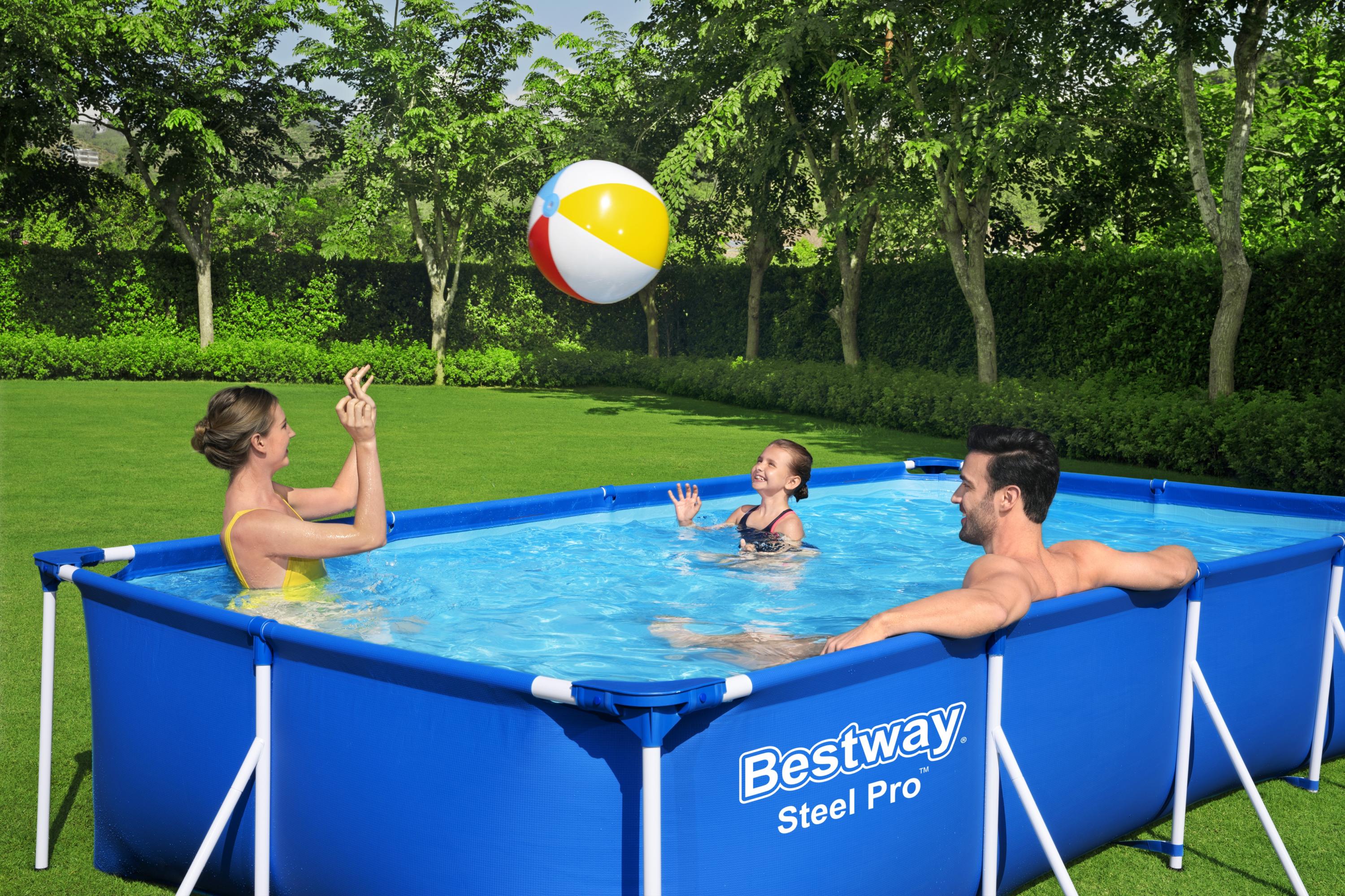 Piscina rettangolare Steel Pro 400x211x81cm Bestway 56424