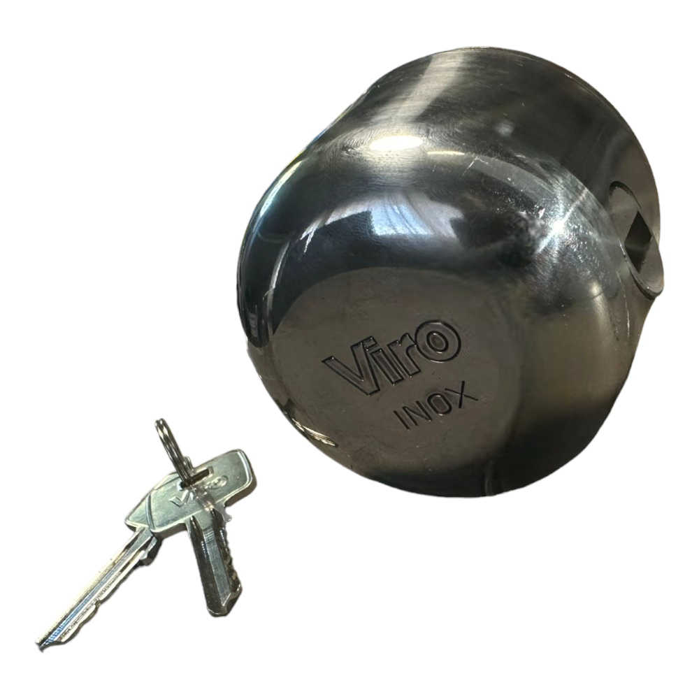 Lucchetto a cupola mezza sfera in acciaio inox VIRO 4221.500