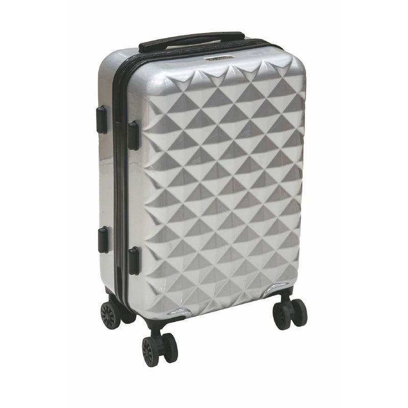 Valigia trolley bagaglio a mano con 4 ruote girevoli 360° chiusura con combinazione DIAMOND