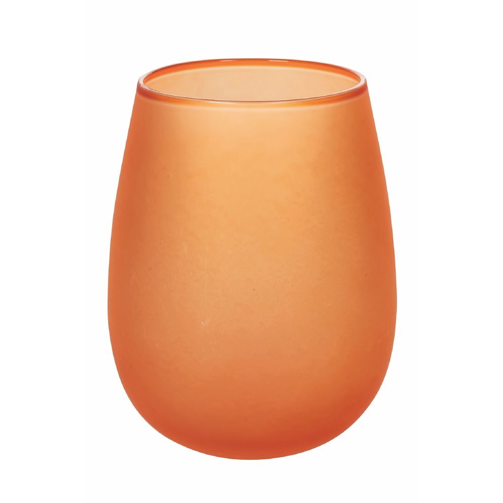 Set 6 bicchieri acqua 600 ml frosted in vetro Happy Hour Sunset