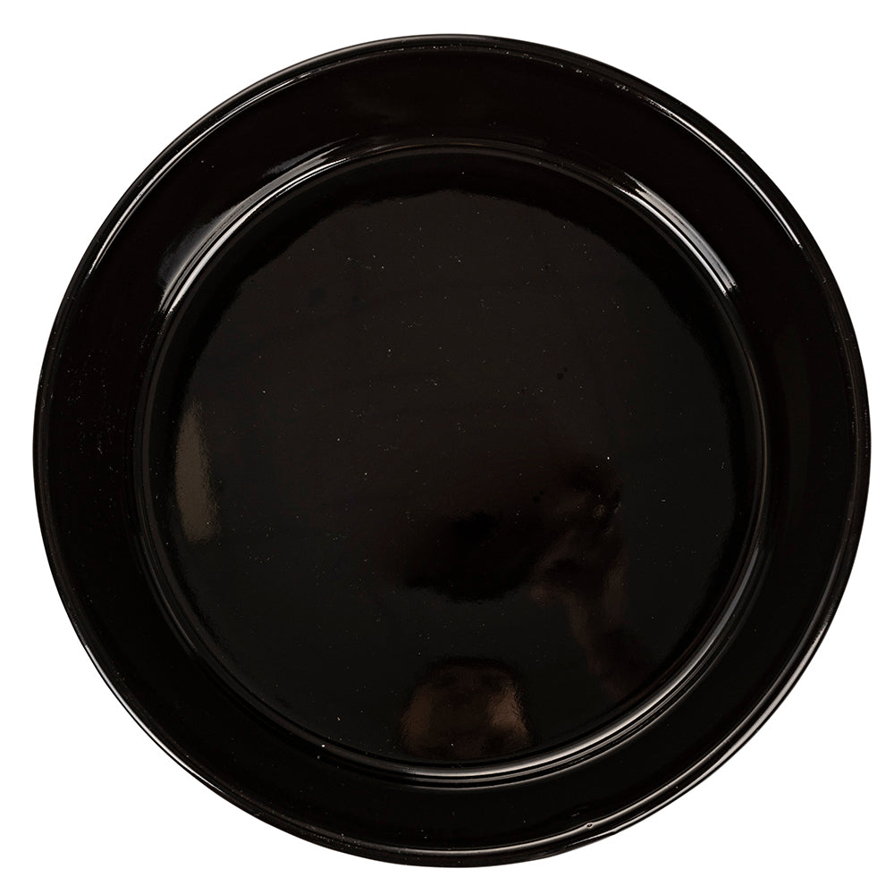 Servizio piatti 12 pezzi in gres porcellanato nero per 4 posti a tavola Gourmet Black