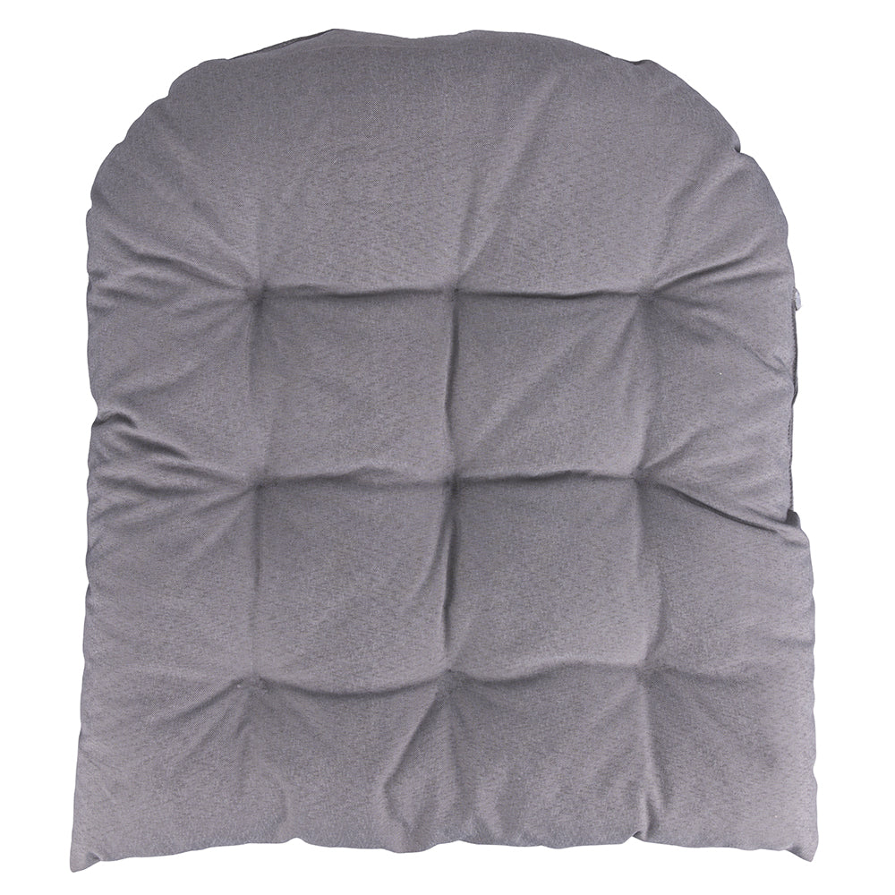 Cuscino alto imbottito semi ovale 50x46 cm per poltrona Pachà