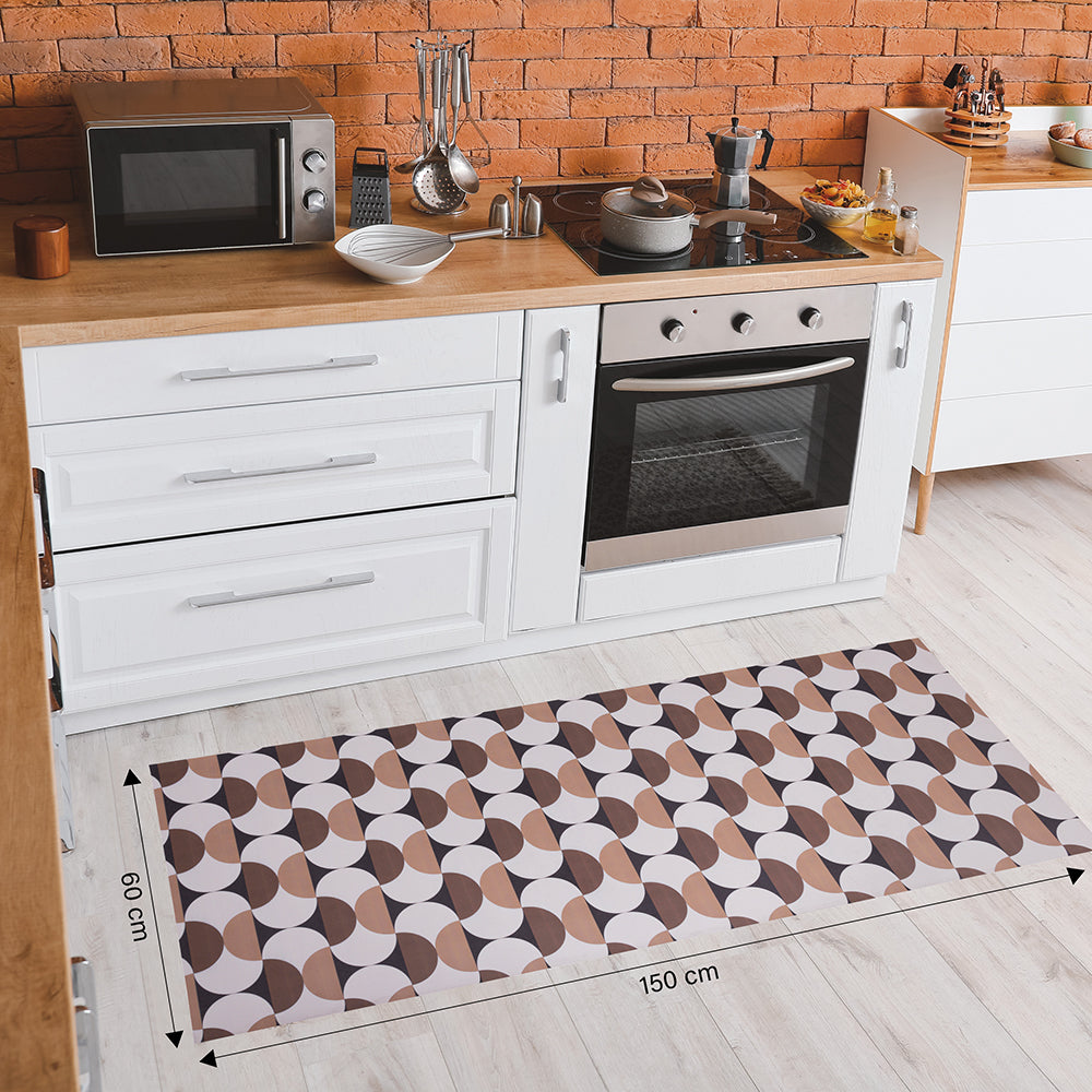 Tappeto cucina in vinile 60x150 cm fondo antiscivolo Maukie