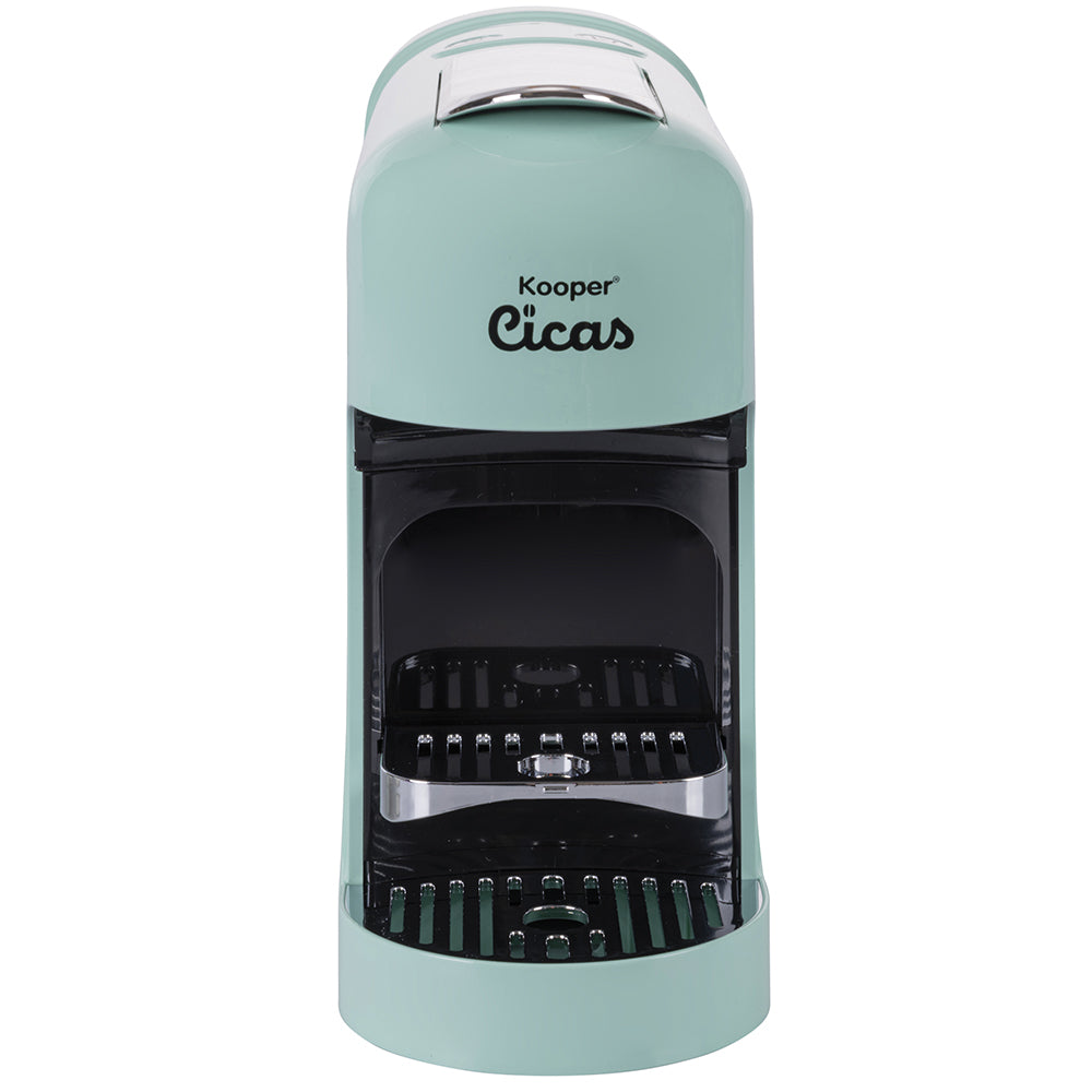 Macchina caff espresso a capsule acquamarina 1400 W Cicas Kooper