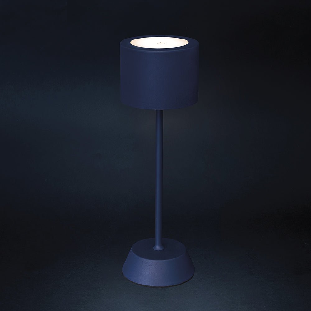 Lampada da tavolo con sensore touch ricaricabile 3 intensit di luminosit blu Aladina