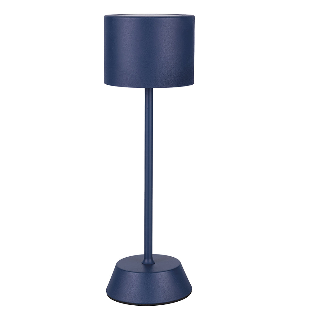 Lampada da tavolo con sensore touch ricaricabile 3 intensit di luminosit blu Aladina