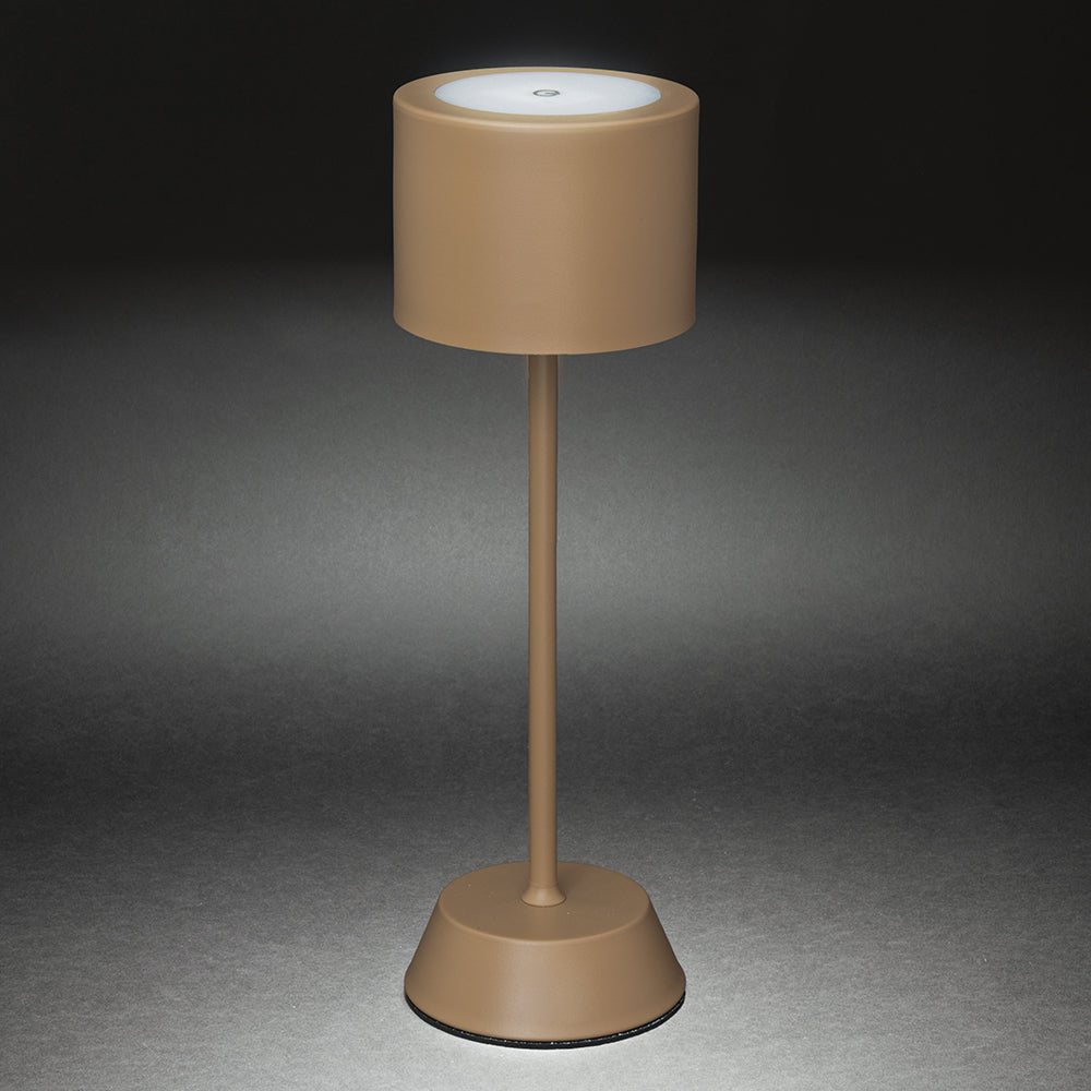 Lampada da tavolo touch ricaricabile moderna ed elegante 3 intensità luminose per interni ed esterni 4 toni