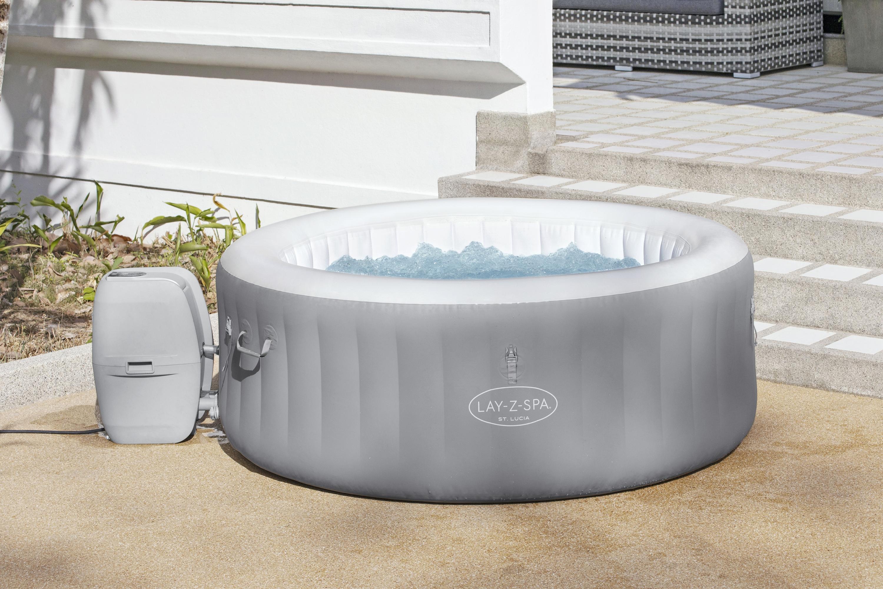 Piscina SPA idromassaggio Lay-Z-Spa St Lucia AirJet  Bestway 60037