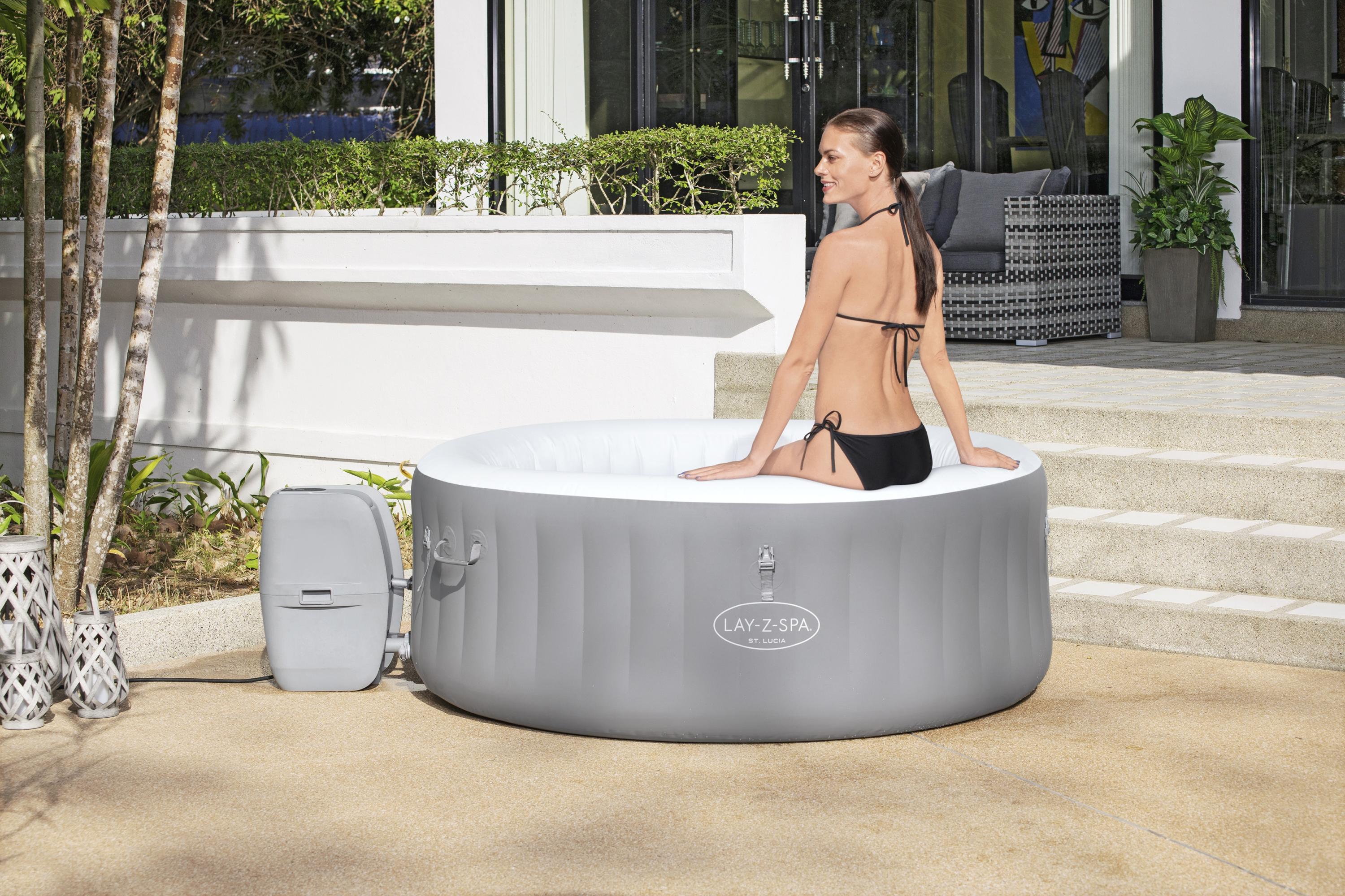 Piscina SPA idromassaggio Lay-Z-Spa St Lucia AirJet  Bestway 60037