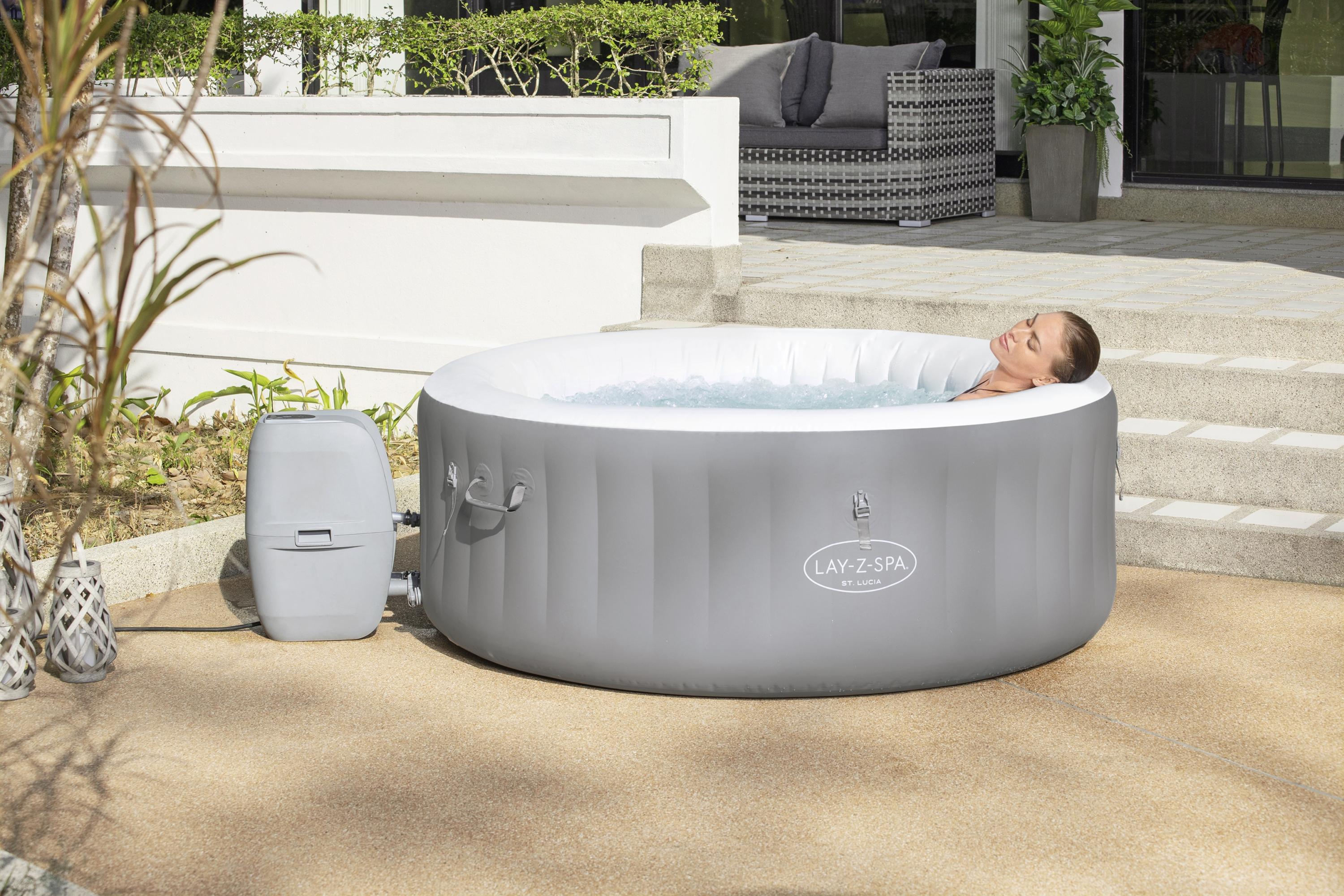 Piscina SPA idromassaggio Lay-Z-Spa St Lucia AirJet  Bestway 60037