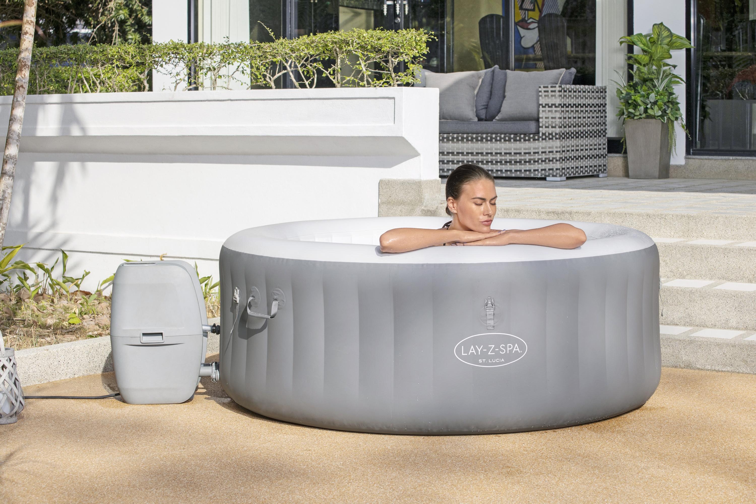 Piscina SPA idromassaggio Lay-Z-Spa St Lucia AirJet  Bestway 60037