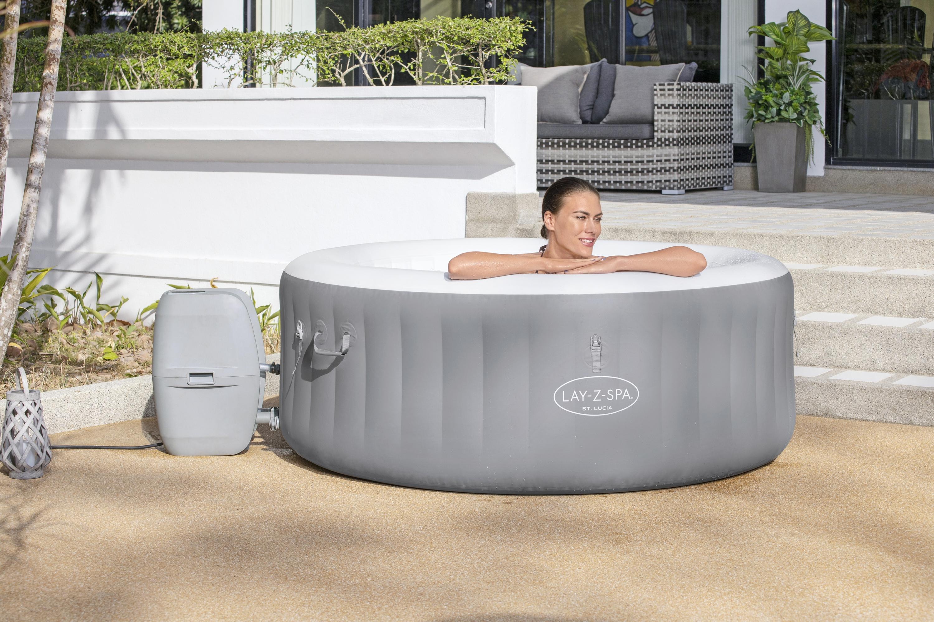 Piscina SPA idromassaggio Lay-Z-Spa St Lucia AirJet  Bestway 60037