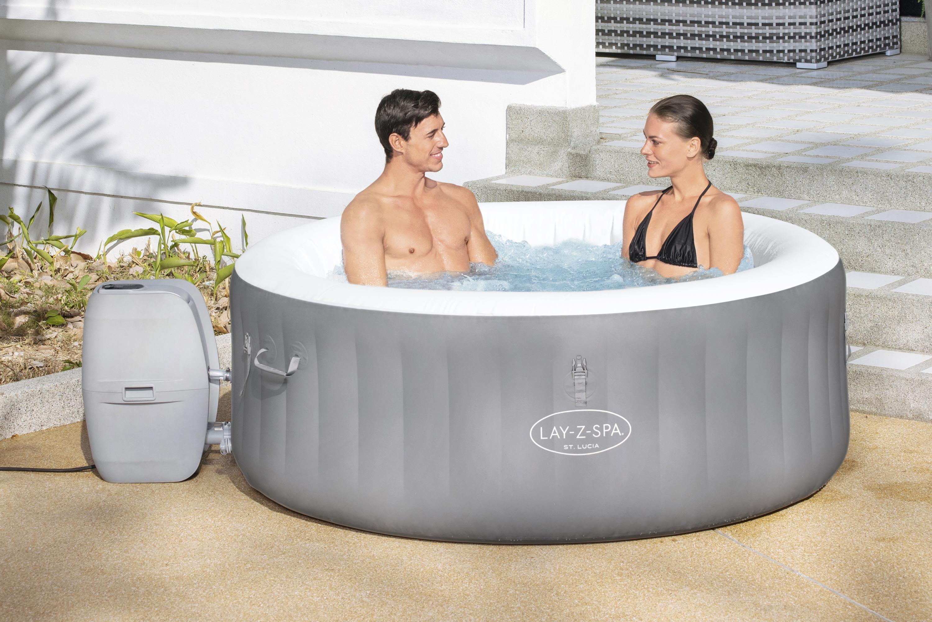 Piscina SPA idromassaggio Lay-Z-Spa St Lucia AirJet  Bestway 60037