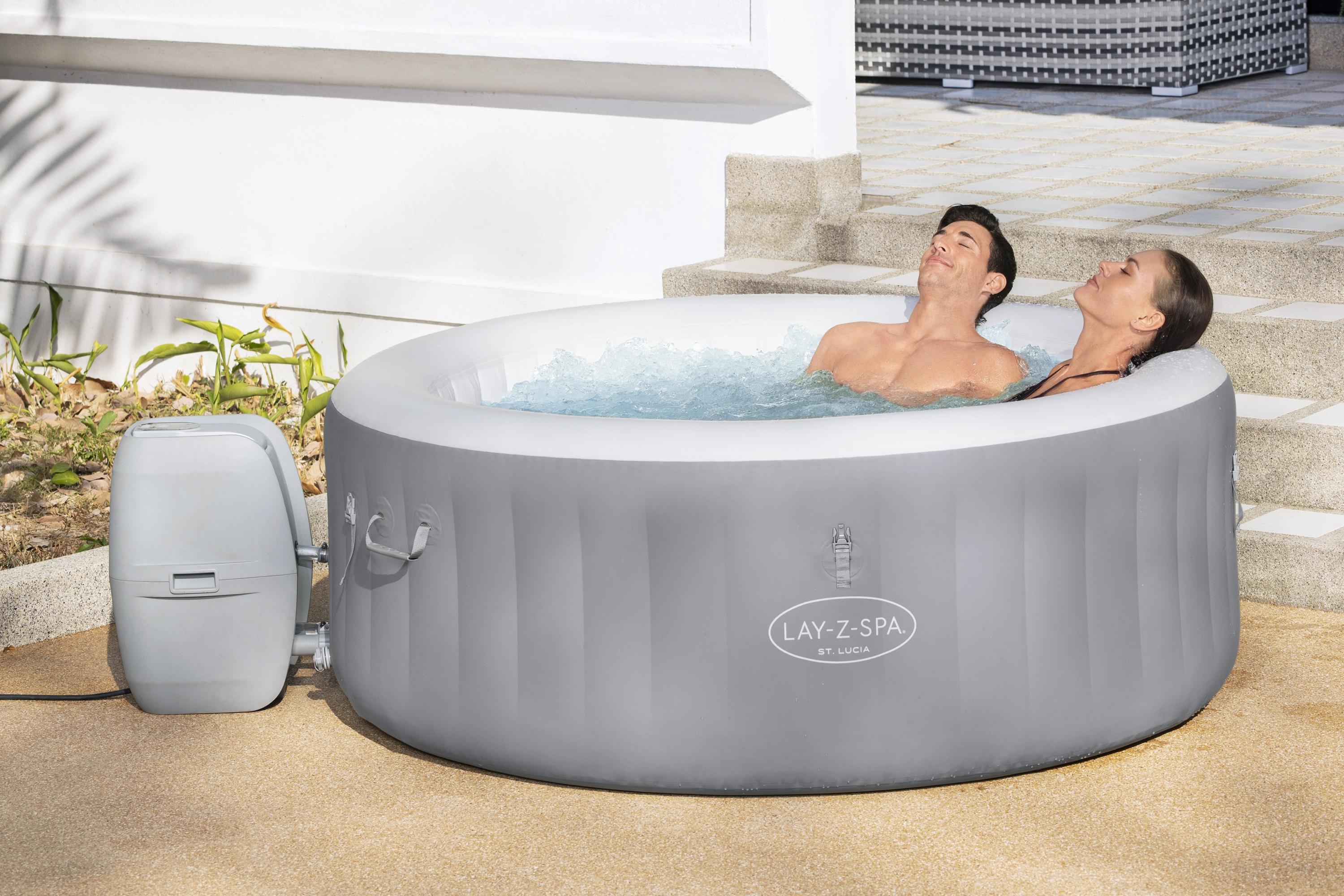 Piscina SPA idromassaggio Lay-Z-Spa St Lucia AirJet  Bestway 60037