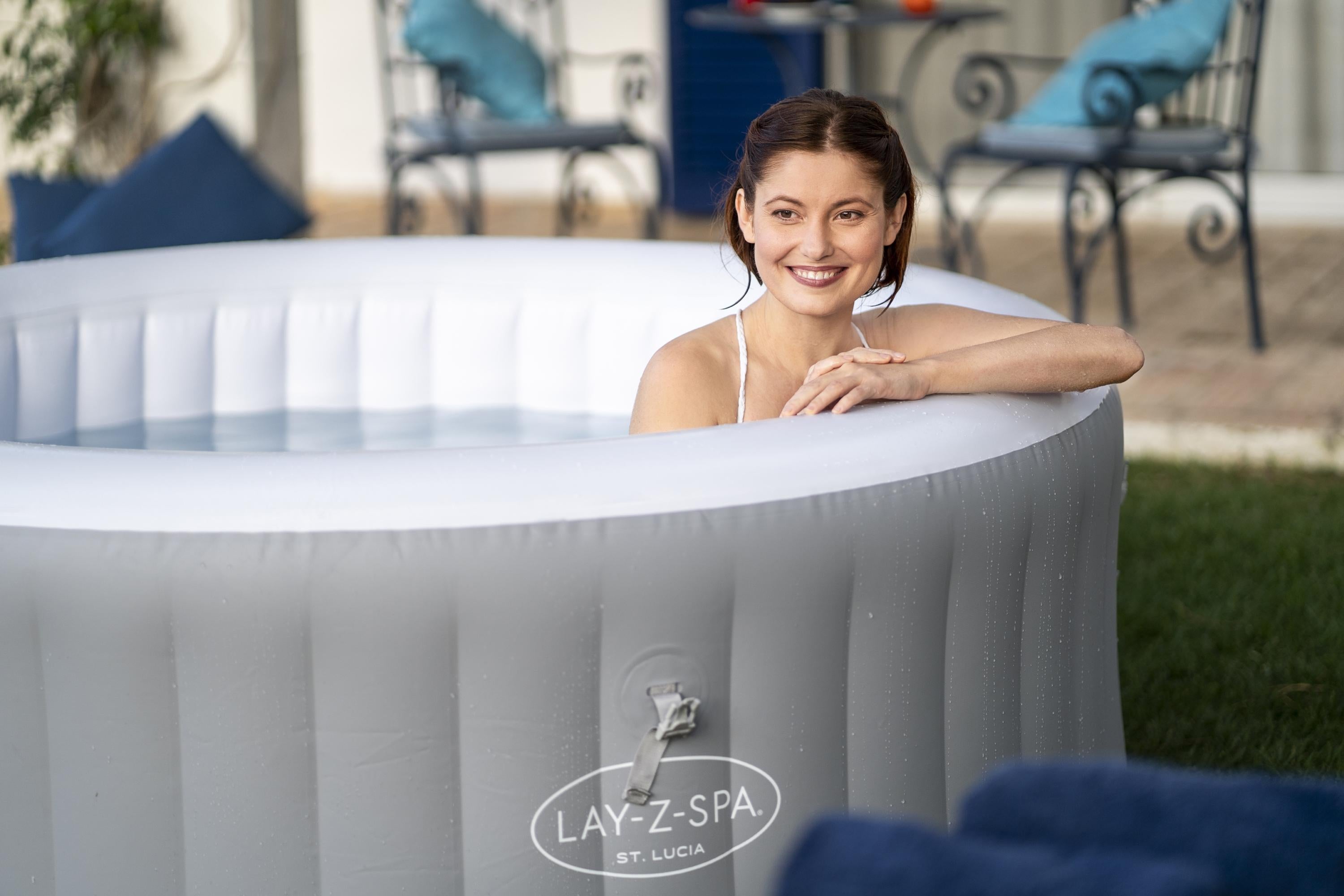 Piscina SPA idromassaggio Lay-Z-Spa St Lucia AirJet  Bestway 60037