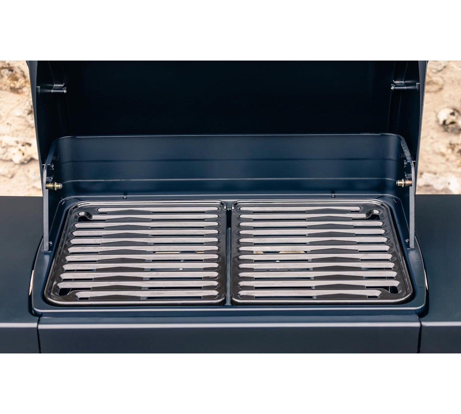 Barbecue a gas 3 bruciatori in acciaio forno con termometro e ripiani richiudibili COMPACT 3L