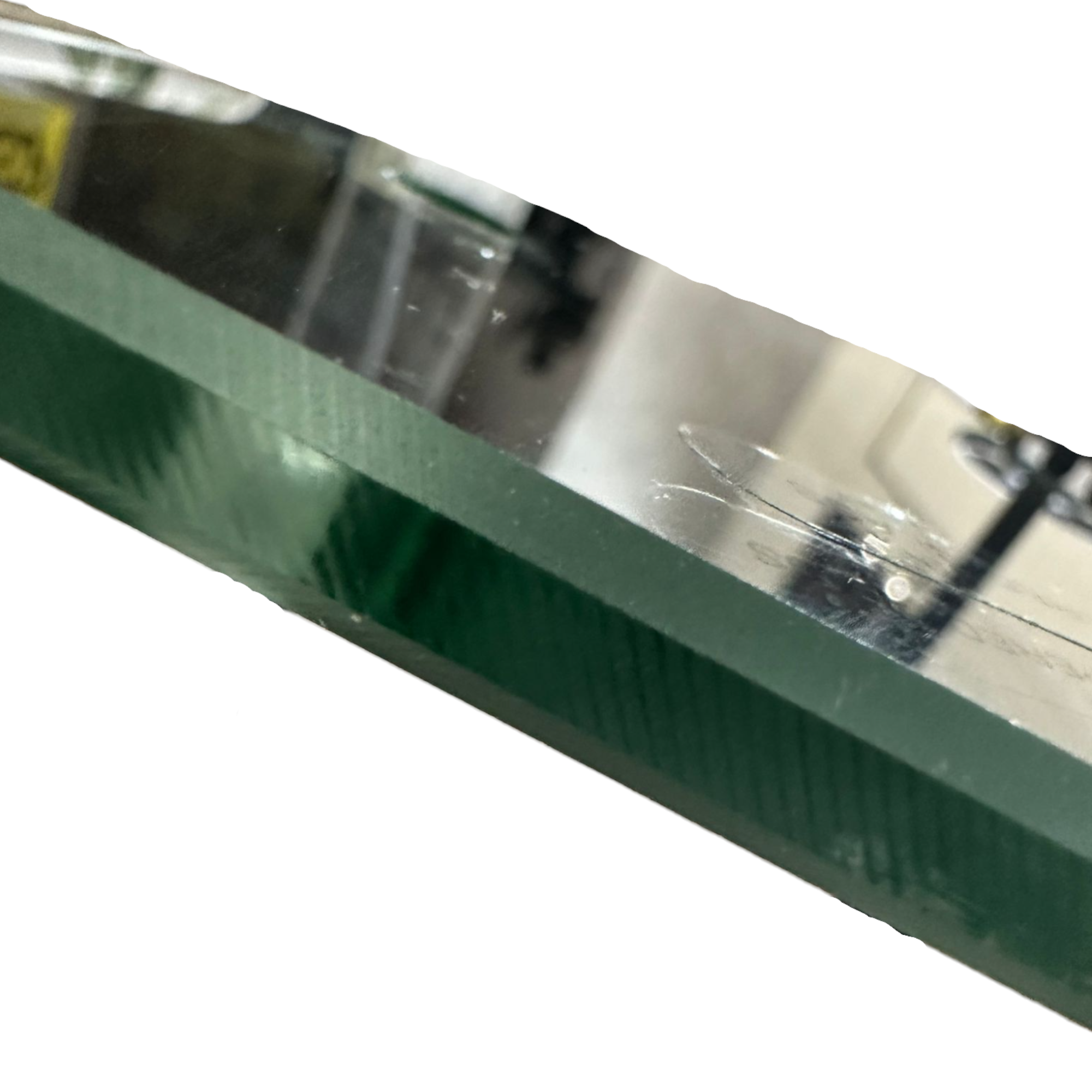 Mensola bagno in vetro temperato e ferro battuto lavorazione artigianale Golden Rust