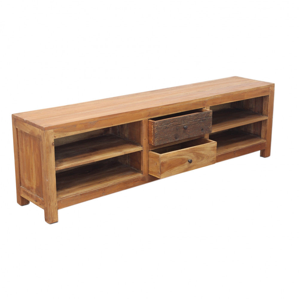 Mobile in legno mogano per soggiorno 170x35xH50 cm ideale per interni eleganti e spaziosi arredamenti