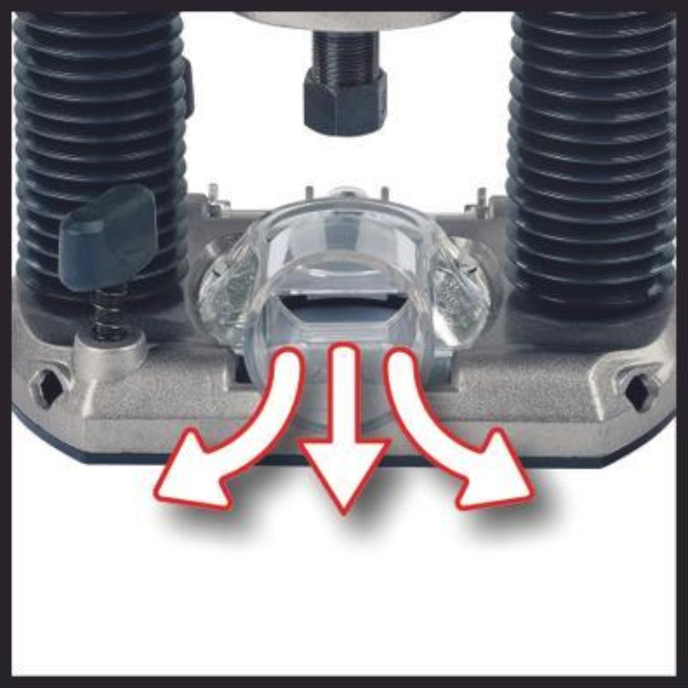 Fresatrice verticale 1100W con controllo della velocità e guida di taglio EINHELL TC-RO1155 E
