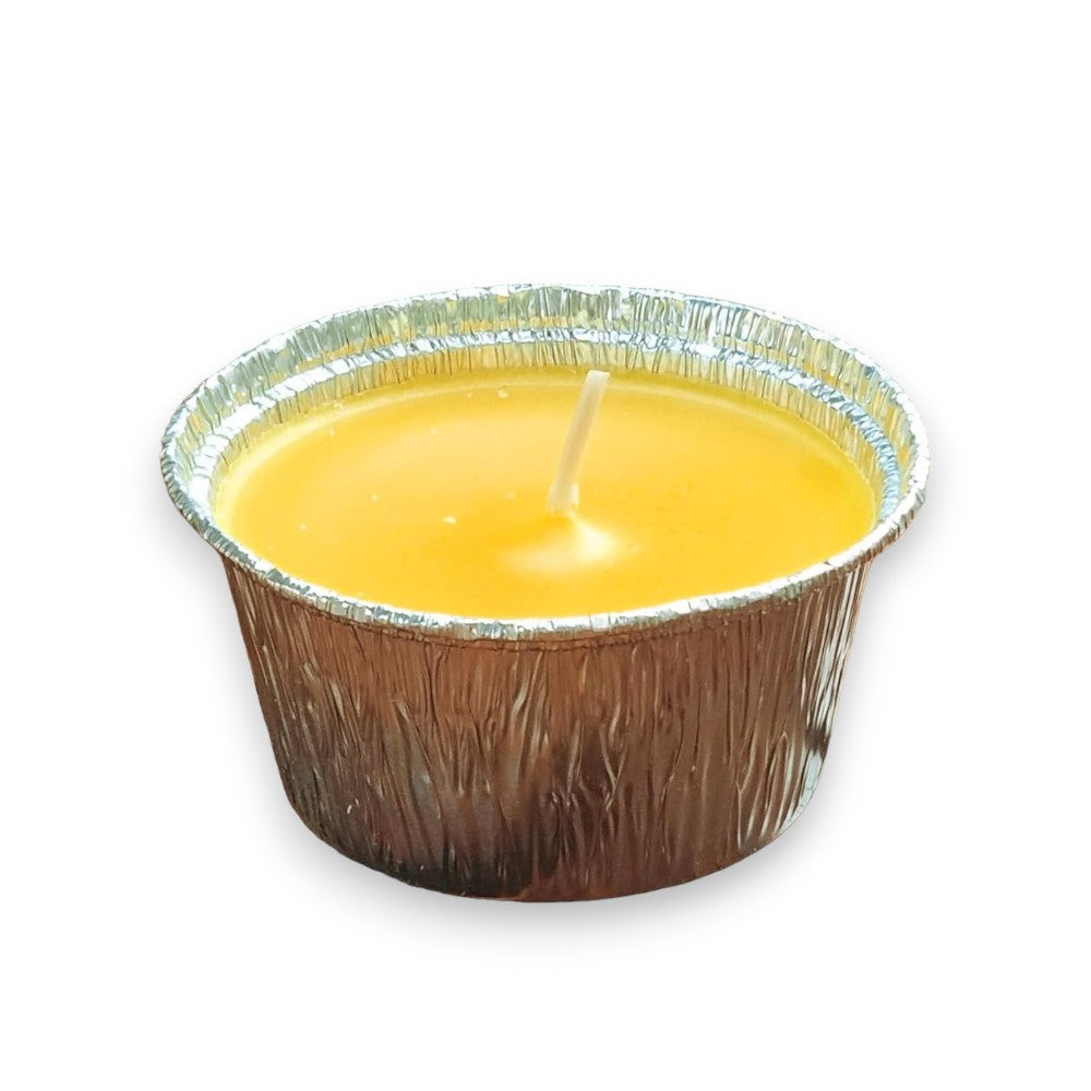 Citronella candela antizanzare con diametro  8,5xH4 cm - confezione 2 pezzi
