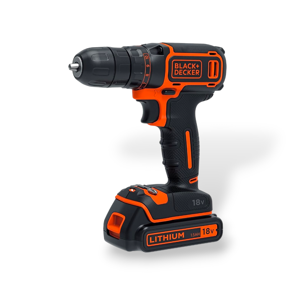 Trapano Avvitatore 10.8V con valigetta Premium 2 batterie 100 accessori BLACK+DECKER BDCDD12BAFC-QW