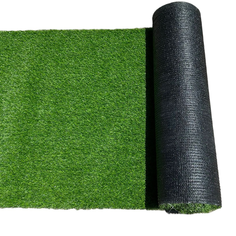 Tappeto erba sintetica finto prato verde per esterno giardino 30mm rotolo 10 mt