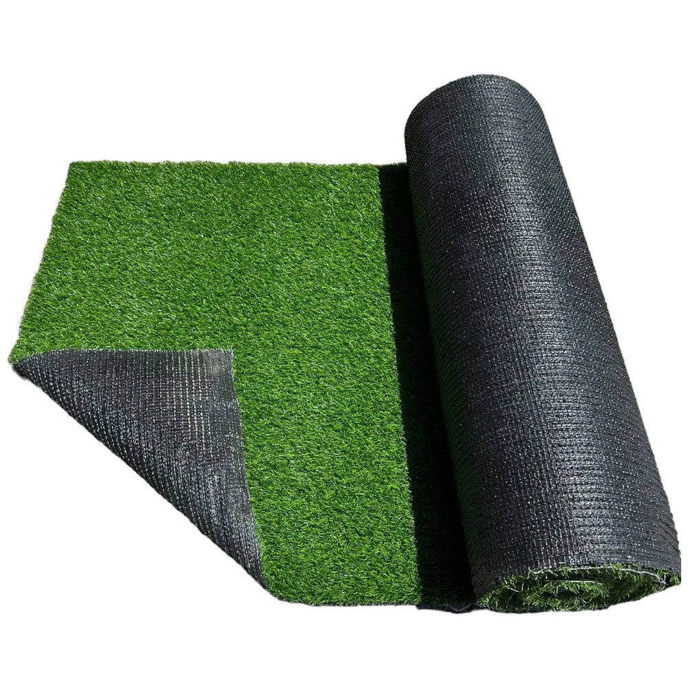 Prato erba sintetica verde con fori di drenaggio spessore 10 mm per esterno