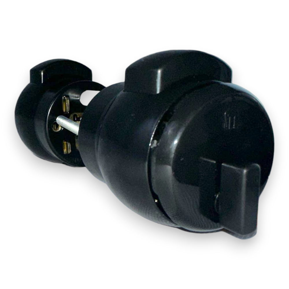 Serratura pomolo con tasto premi e apri per porta bagno con chiusura a blocco Meroni N12