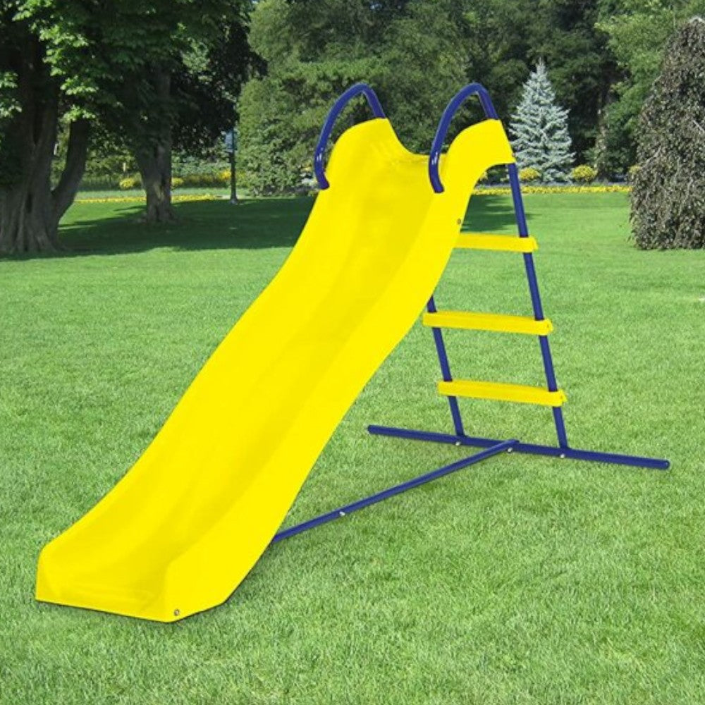 Scivolo 185x95xH105 cm in acciaio per bambini 3-7 anni per giardino