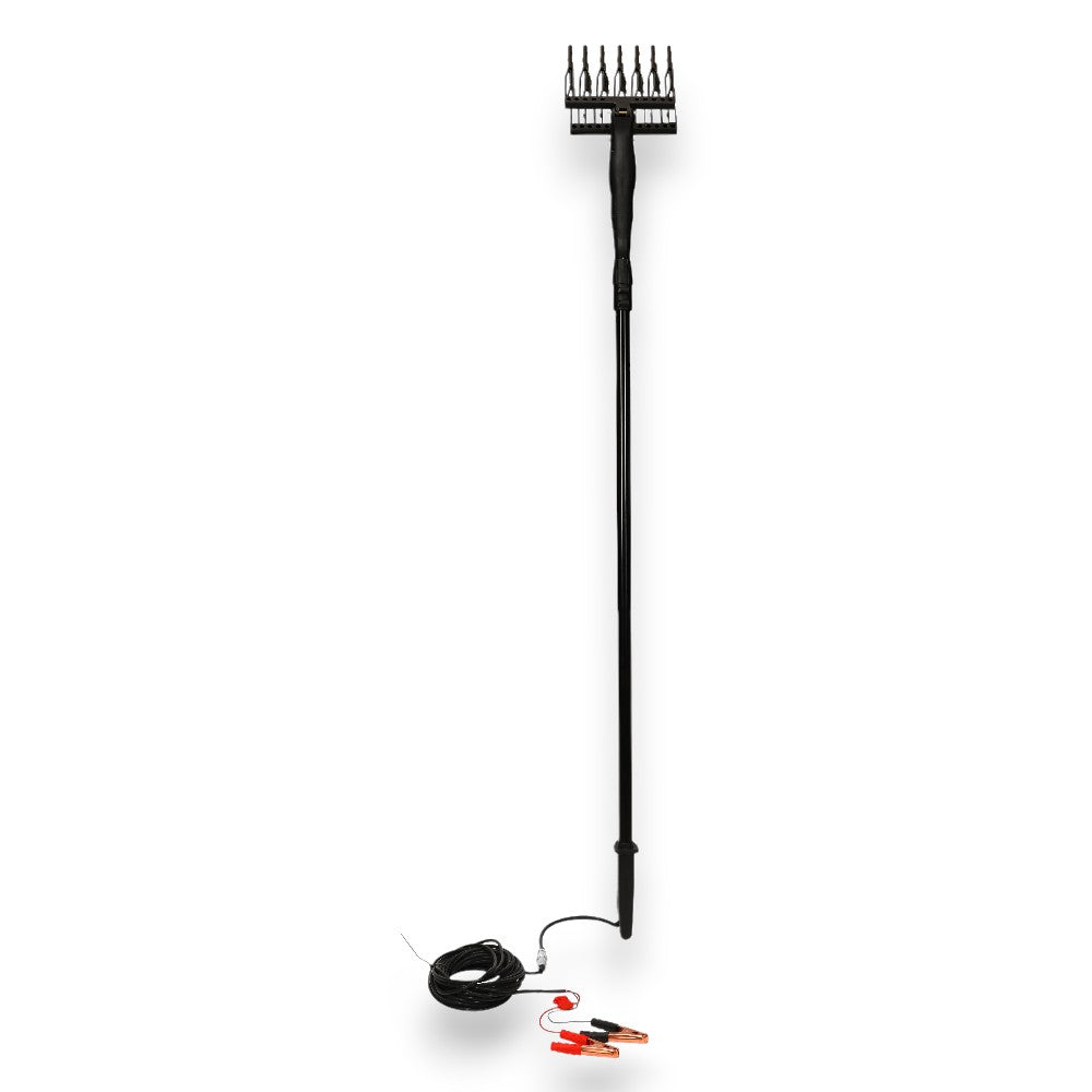 Scuotitore abbacchiatore elettrico per raccolta olive con asta in alluminio 140 w