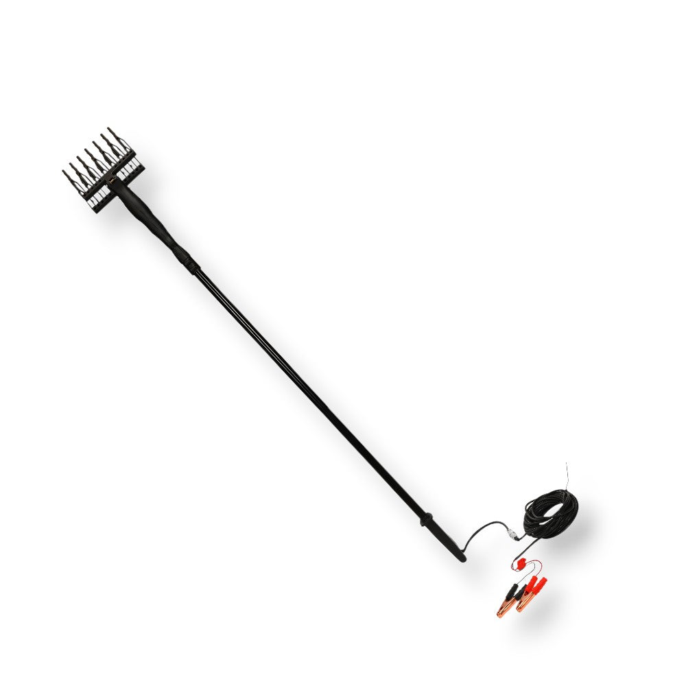 Scuotitore abbacchiatore elettrico per raccolta olive con asta in alluminio 140 w