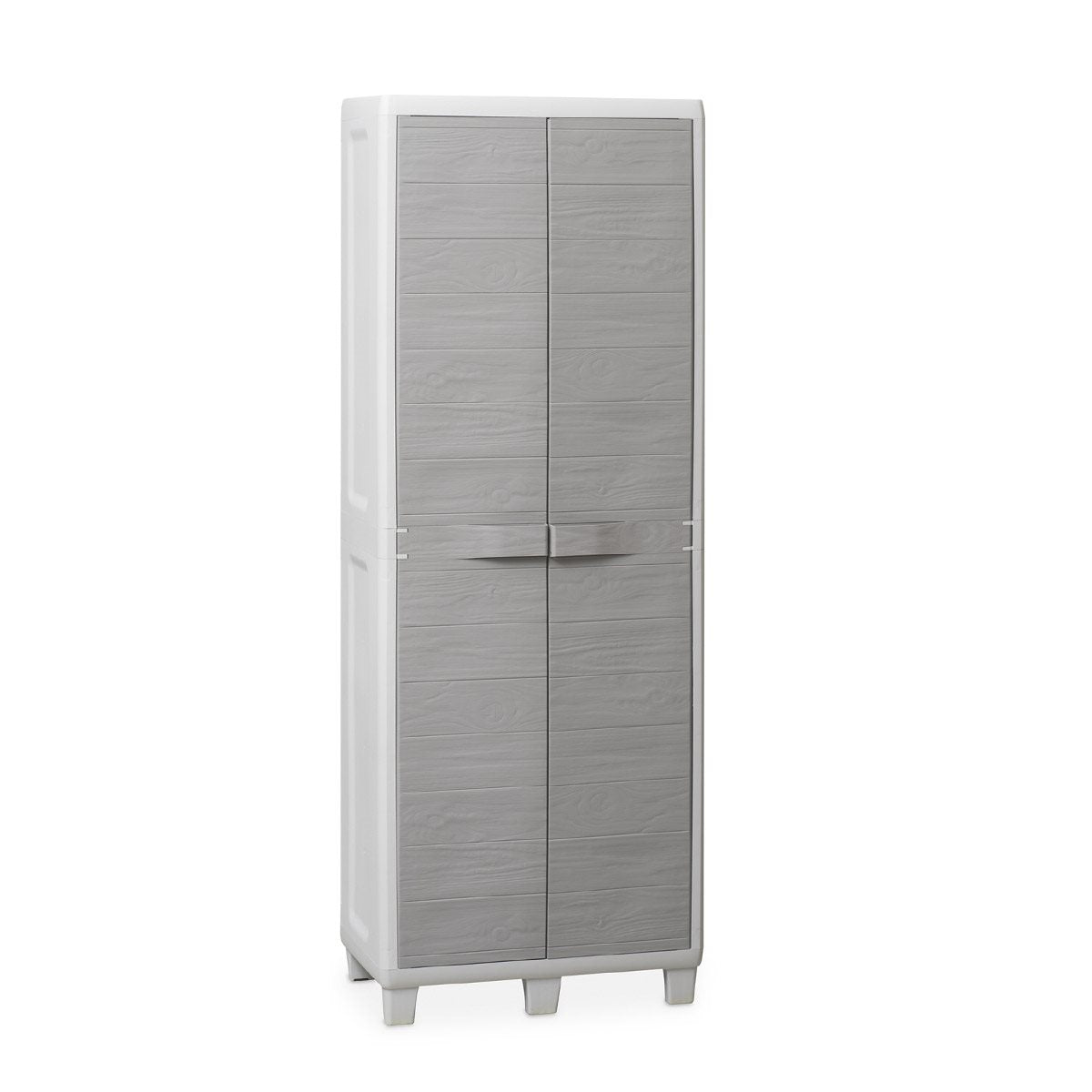 Armadio portascope in resina da esterno giardino e ante con effetto legno Woody's Toomax