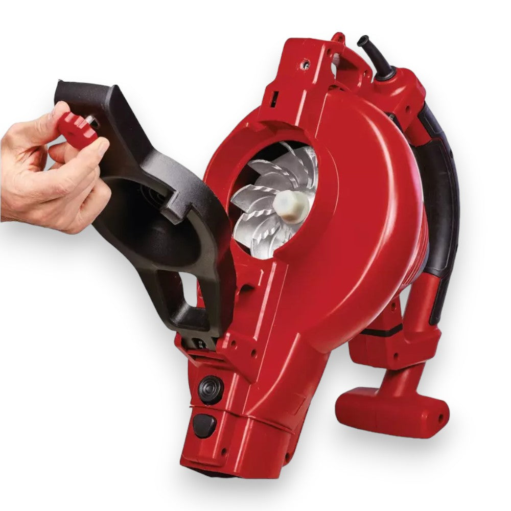 Aspiratore soffiatore elettrico per prato con sacco di raccolta 3000W