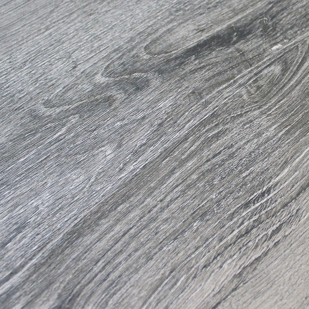 Tavolo allungabile con struttura in metallo antracite effetto legno 90x160/240xH75 cm