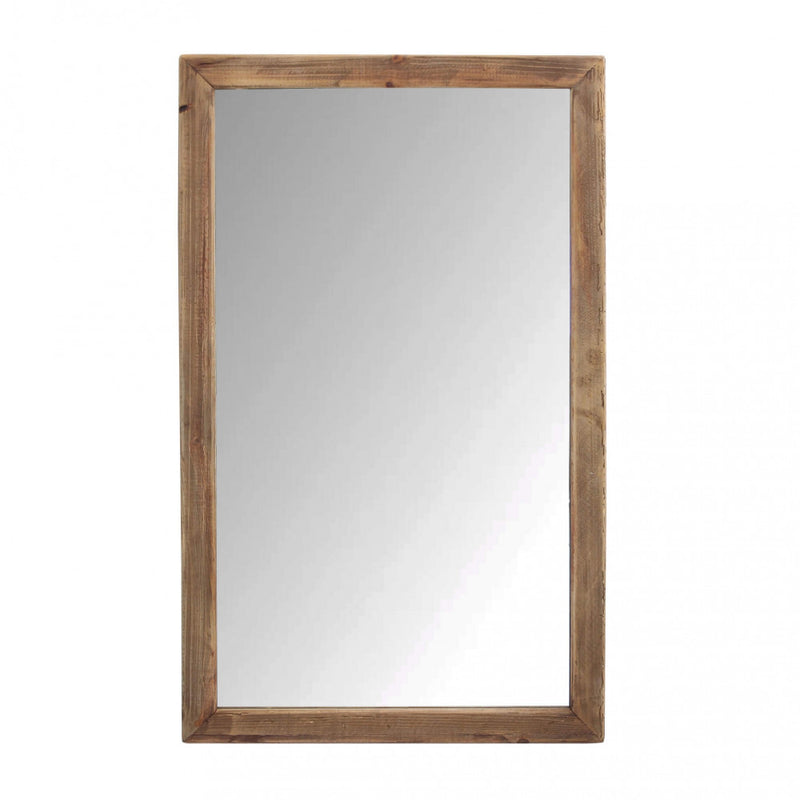 Specchio da parete 100x60 cm con cornice in legno di pino Harvard