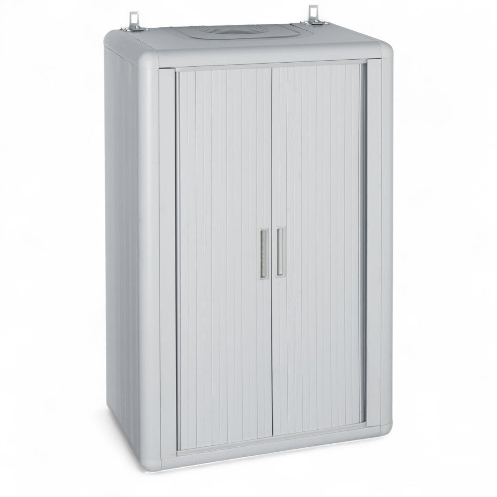 Armadio copricaldaia apertura a serranda himalaya easy roll bianco