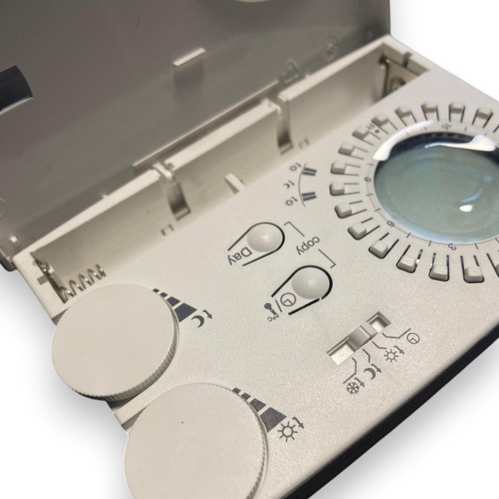 Cronotermostato ambiente settimanale programmabile analogico digitale 1CR CR209/S
