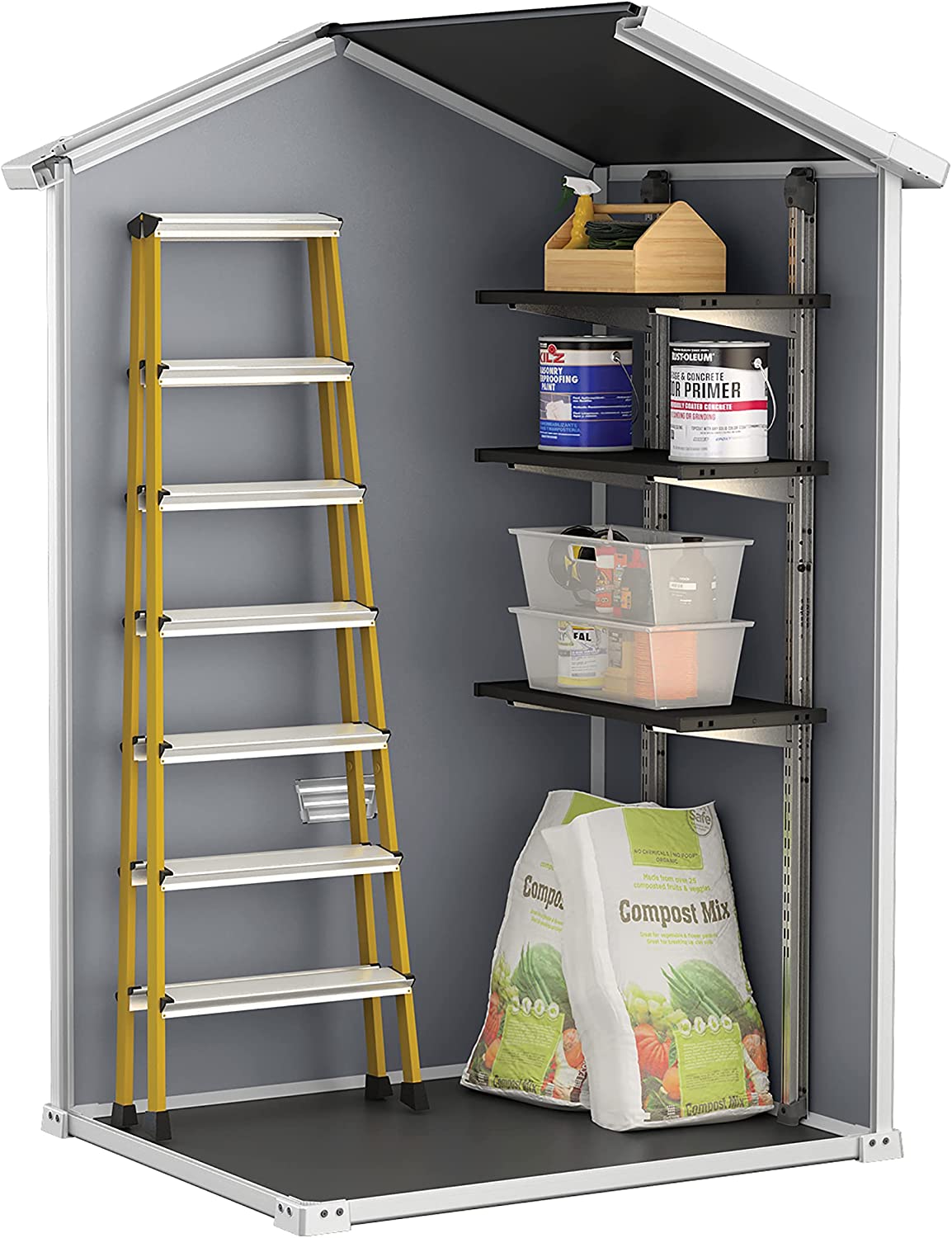 Garden Cottage casetta 130x95xh200 cm rimessa da giardino in resina  Keter Manor P94