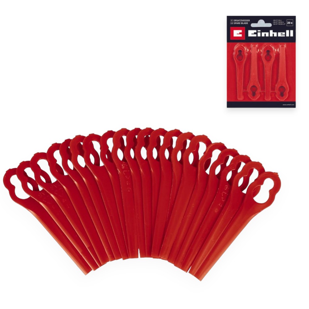 Coltelli di ricambio tagliabordi a batteria per giardino pz.20